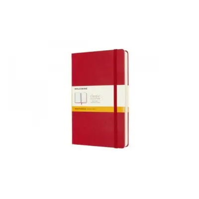 Moleskine Expanded Large Ruled Hardcover Notebook, Scarlet Red Moleskine