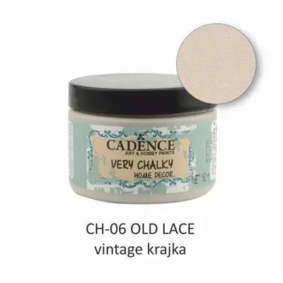 Křídová barva Cadence Very Chalky 150 ml - old lace vintage krajka Aladine