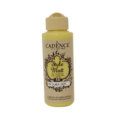 Matná akrylová barva Cadence Style Matt 120ml - linden zelená lipová Aladine