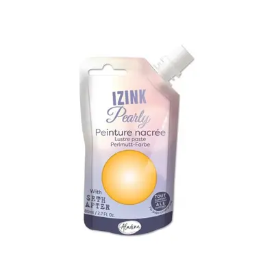 Perleťová barva Aladine Izink Pearly 80 ml - golden glow zlatá Aladine