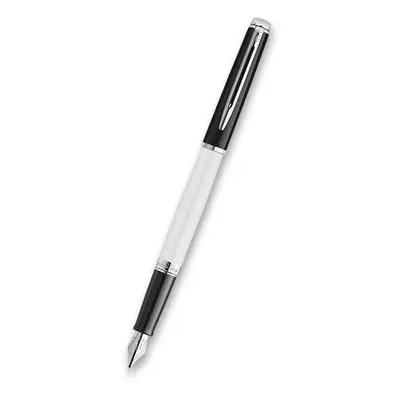 Waterman Hémisphre Colour Blocking Black a White CT plnicí pero hrot F Waterman