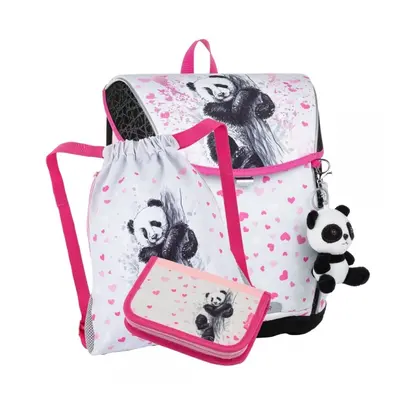 Bagmaster PRIM 23 B malý školní set pro prvňáčky - panda BagMaster