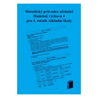 Metodika Hudební výchova 4 (4-57) NOVÁ ŠKOLA, s.r.o