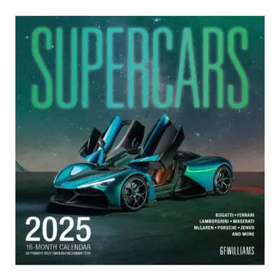 Supercars 2025, 16-Month Calendar--September 2024 through December 2025 Quarto Publishing Group 