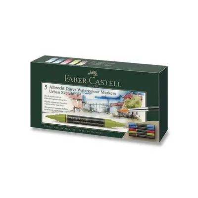 Popisovače Faber Castell Albr. Dürer Akva sada 5ks UrbSketch Faber-Castell