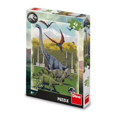 Puzzle Jurský Svět 48 dílků DINO