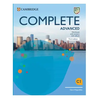 Complete Advanced 3ed Workbook with Answers with eBook Cambridge University Press