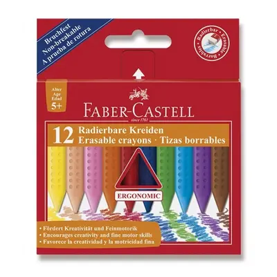 Vosk.pastelky Faber Castell Plastic Colour 12 ks Faber-Castell