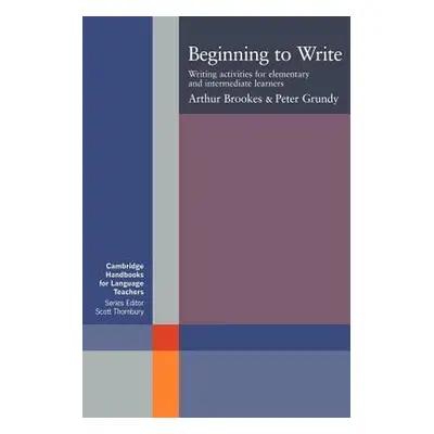 Beginning to Write PB Cambridge University Press