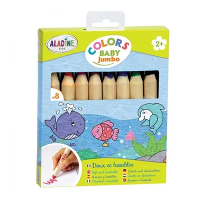 Pastelky pro nejmenší Aladine COLORS BABY JUMBO 8 ks Aladine