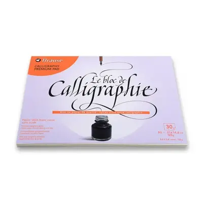 Blok Clairefontaine Calligraphy Pad A5, 30 listů, 125 g Clairefontaine