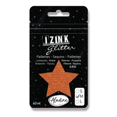 Diamantové třpytky měděná 60 ml Aladine