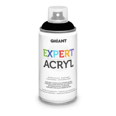 Ghiant - Expert akrylová barva ve spreji - 300 ml - černá Ghiant