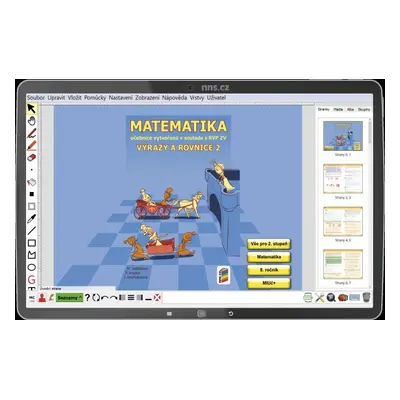 MIUč+ Matematika - Výrazy a rovnice 2 - školní multilicence na 5 školních roků 8-28-A5 NOVÁ ŠKOL