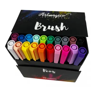 Artmagico Brush pens sada 20 ks | 80456 Artmagico