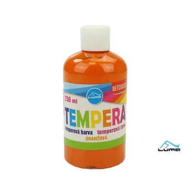 Barvy temperové LUMA 250ml oranžová LUMA