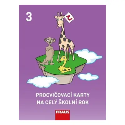 Procvičovací karty na celý školní rok 3 – angličtina Fraus