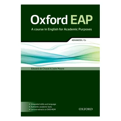 Oxford EAP (English for Academic Purposes) C1 Student´s Book with DVD-ROM Oxford University Pres