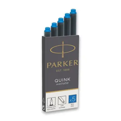 Parker inkoustové bombičky omývatelné modré 5 ks Parker