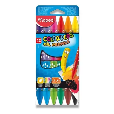 Pastelky ColorPeps Oil Pastels 12 barev Maped