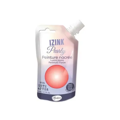 Perleťová barva Aladine Izink Pearly 80 ml - coral crush koralová Aladine