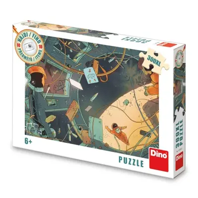 Puzzle Najdi 10 předmětů - Vesmír 300 xl dílků DINO