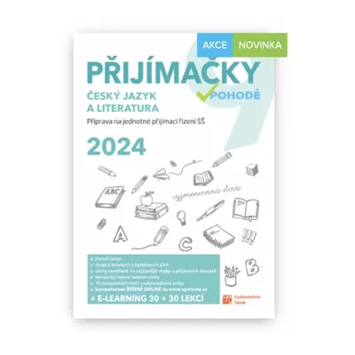 Přijímačky 9 Český jazyk a literatura + E-learning 2024 TAKTIK International s.r.o., organizační