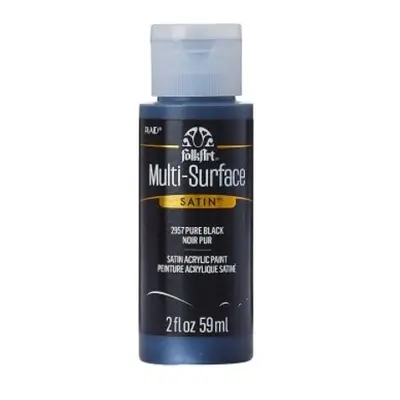 FolkArt Multi-Surface Acrylic Paint - 59 ml různé barvy Multi surface: Pure black Folkart