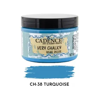 Křídová barva Cadence Very Chalky 150 ml - turquoise tyrkysová Aladine