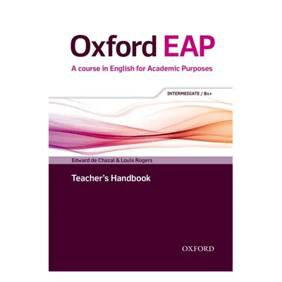 Oxford EAP (English for Academic Purposes) B1+ Teacher´s Book with DVD-ROM Oxford University Pre