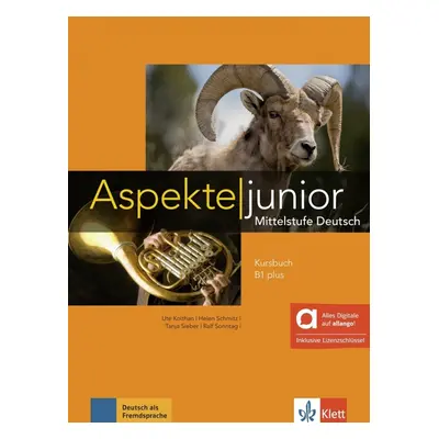 Aspekte junior 1 (B1+) – Hybride Ausgabe – Lehrbuch + MP3 allango.net + Lizenz (24 Monate) Klett