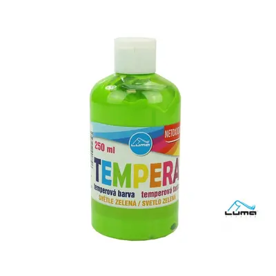 Barvy temperové LUMA 250ml zelená světle LUMA