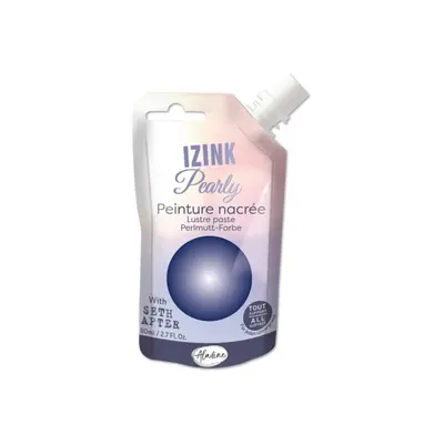 Perleťová barva Aladine Izink Pearly 80 ml - indigo tmavě modrá Aladine