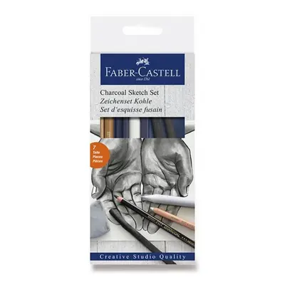 Pitt pastel Faber Castell Charcoal sketch sada 7ks Faber-Castell