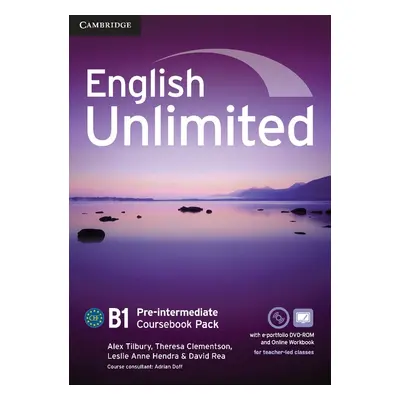 English Unlimited Pre-Intermediate Coursebook with e-Portfolio and Online Workbook Cambridge Uni