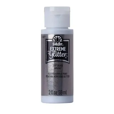 FolkArt Extreme Glitter 58 ml Barva: Silver Folkart