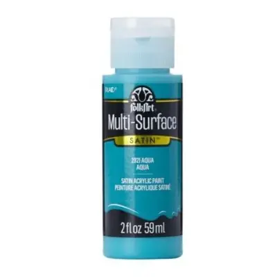 FolkArt Multi-Surface Acrylic Paint - 59 ml různé barvy Multi surface: AQUA Folkart