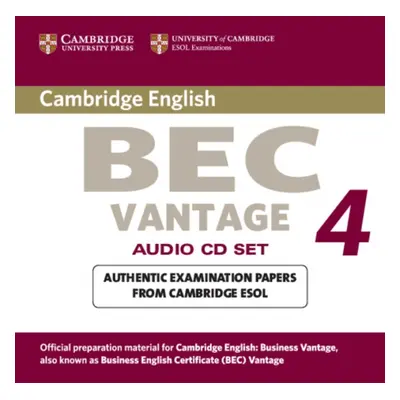 Cambridge BEC Vantage 4 Audio CDs (2) Cambridge University Press