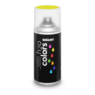 Ghiant - H2O akrylová barva ve spreji - 150 ml - fluo žlutá Ghiant