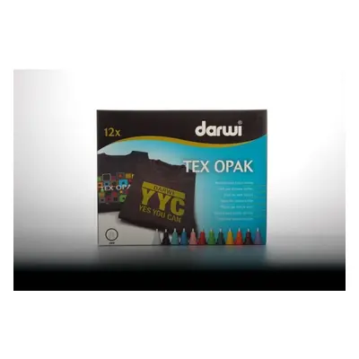 DARWI TEX OPAK fixy na textil sada 12 x 6 ml DAVER, spol. s r.o.