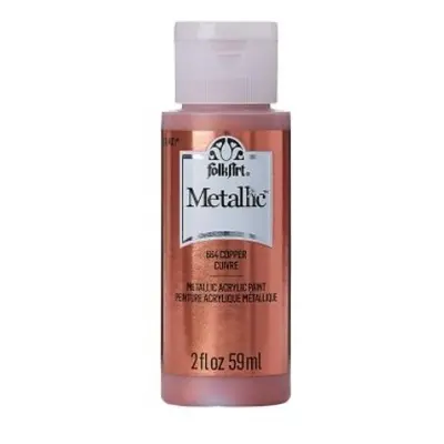 FolkArt Metallic Acrylic paint - 59 ml různé barvy Metallic color: COPPER Folkart