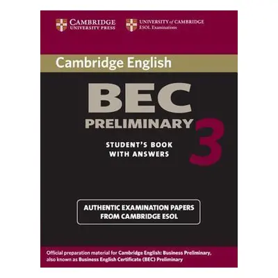 Cambridge BEC 3 Preliminary Student´s Book with answers Cambridge University Press