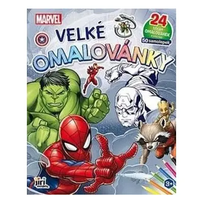 Marvel - Velké omalovánky JIRI MODELS a. s.