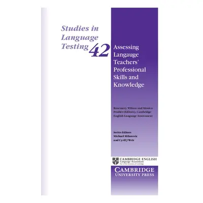 Assessing Language Teachers´ Professional Skills and Knowledge (SILT 42) Cambridge University Pr