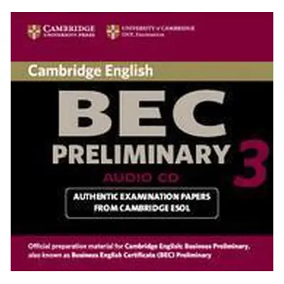 Cambridge BEC 3 Preliminary Audio CD Cambridge University Press