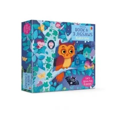 Usborne Book and 3 Jigsaws: Night time Usborne Publishing