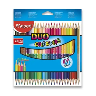 Pastelky Color Peps Duo 48 barev Maped