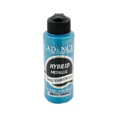 Metalická barva na všechny povrchy Cadence Hybrid Metallic 70 ml - turquoise tyrkysová Aladine