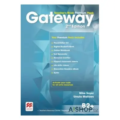 Gateway to Maturita 2nd Edition B2+ Teacher´s Book Premium Pack Macmillan