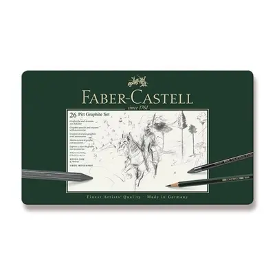 Graf. tužky Faber Castell Pitt Monochrome sada plech. 26ks Faber-Castell